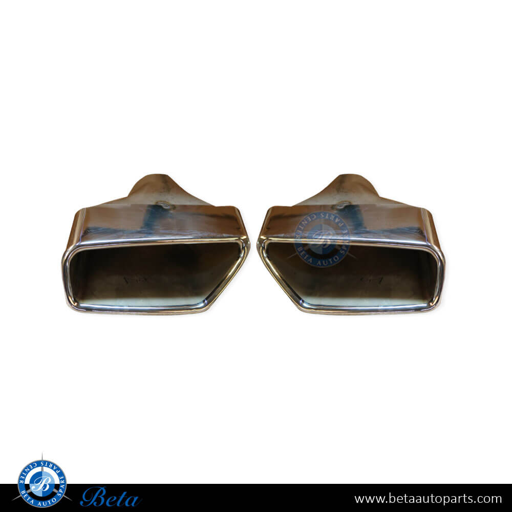 Exhaust Tips M-Tek For 530/540 Silver Color for BMW 5 Series G30 2017-Up models, Part Number 18308631958/18308631959 Exhaust Tips M-Tek For 530/540 Silver Color for BMW 5 Series G30 2017-Up models, Part Number 18308631958/18308631959